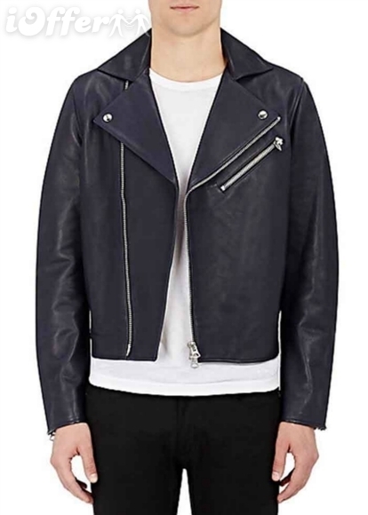 ACNE STUDIOS Gibson Leather Moto Jacket - New - Ventaja Moto Jackets