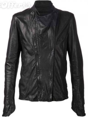 julius-men-s-black-double-zip-fitted-jacket-new-252b