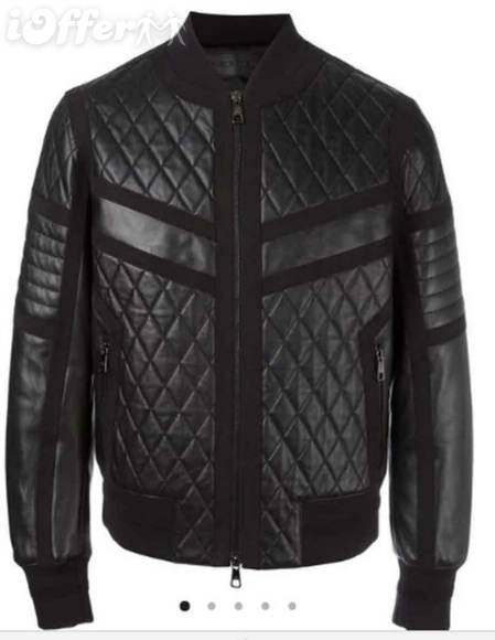 NEIL BARRETT quilted leather jacket - New - Ventaja Moto Jackets
