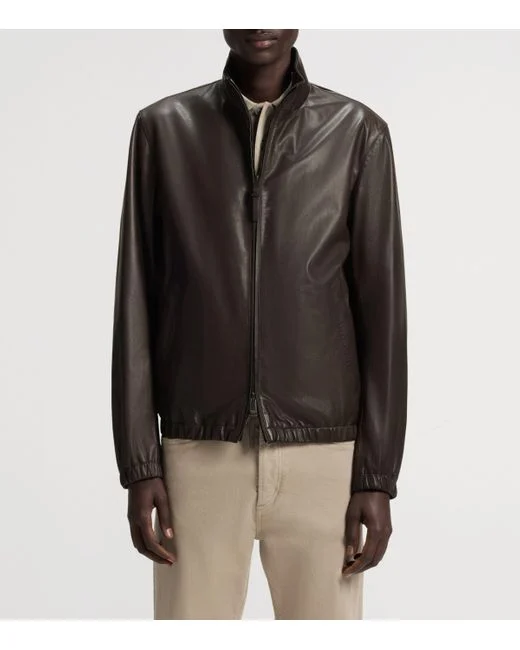boss-Brown-Straight-Fit-Leather-Jacket (5)