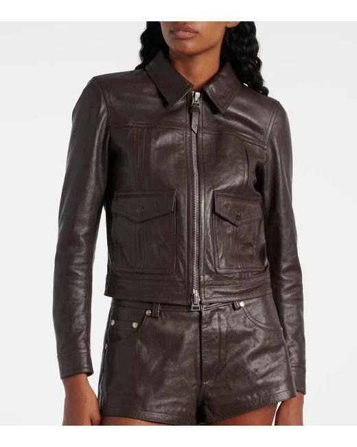 tom-ford-brown-Leather-Biker-Jacket (2)